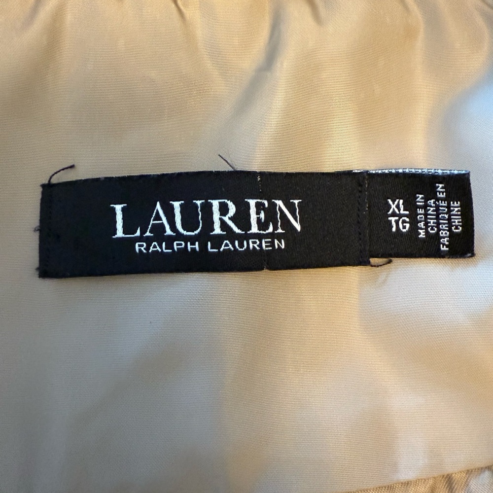 Ralph Lauren Quilted Tan Jacket XL - Picture 5 of 10